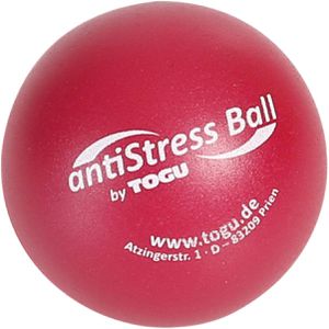 Togu Stressball Anti-Stress Ball, rot, ø 6,5cm, mit Luft gefüllt