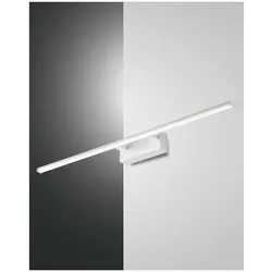 Fabas Luce Nala Wandleuchte LED 1x15W Metall- und Methacrylat Weiss