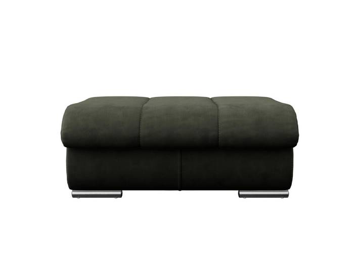 Mid.you Hocker, Dunkelgrün, Metall, 100x43x80 cm, Stoffauswahl, Wohnzimmer, Hocker, Sitzhocker