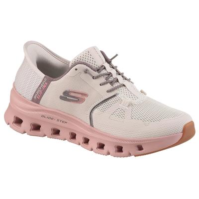 Slip-On Sneaker SKECHERS "GLIDE-STEP PRO", Damen, Gr. 35, bunt (taupe multi), Textil, Schuhe, Slipper, Freizeitschuh mit komfortabler Heel Pillow Funktion, Topseller