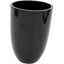 Europalms, Blumentopf, LEICHTSIN CUP-69, schwarz, glänzend