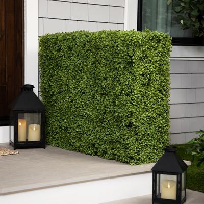 Northlight "Double Sided Artificial Boxwood Outdoor Hedge - 38"""