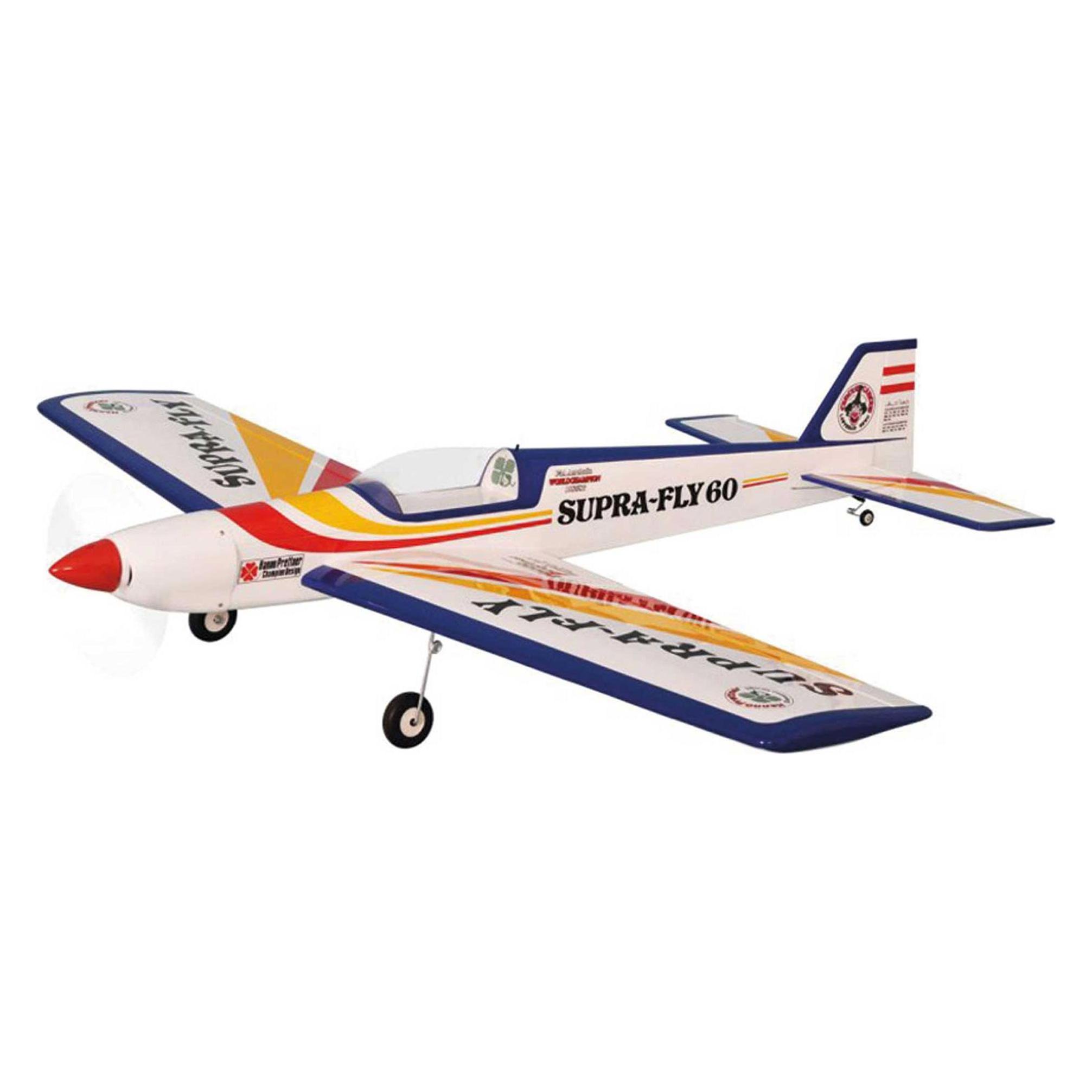 Pichler Hanno Prettner Supra Fly 60 1720 mm rot-gelb ARF (Motorflugzeug) (C8707)