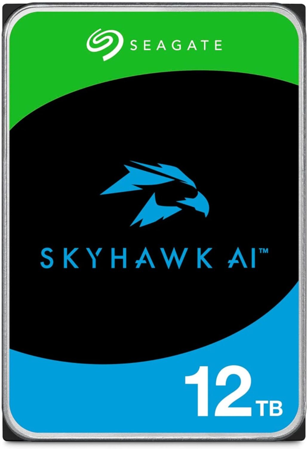 SEAGATE interne HDD-Festplatte "SkyHawk", schwarz, 12 TB, Festplatten