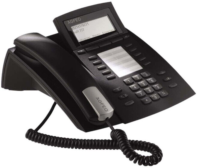 AGFEO Téléphone système filaire ST 42 noir Up0/S0 (6101121)