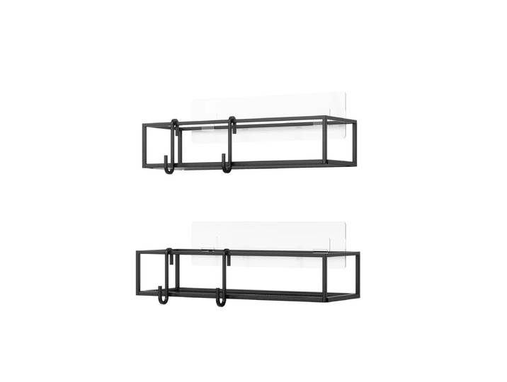 Umbra - Cubiko Duschablage 2er-Set, schwarz
