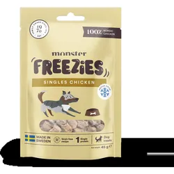 Monster Hundeleckerli Freezies Huhn 45 g Gefriergetrocknetes Huhn für Hunde