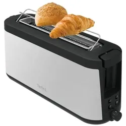 Tefal Element Toaster (TL4308), Toaster, Schwarz, Silber