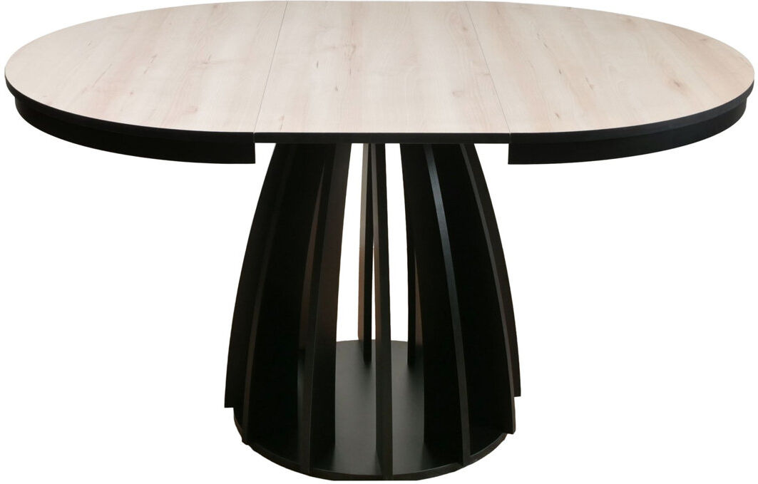 Isabelline Diciffy extendable table 100-140x100 cm Beige