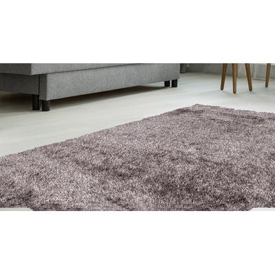 Hochflor-Teppich KAYOOM "Diamond 700", beige (champagner), B:80cm H:45mm L:150cm, Kunstfaser, Teppiche, weiche Microfaser, Langflor, Shaggy, Melange, Wohnzimmer