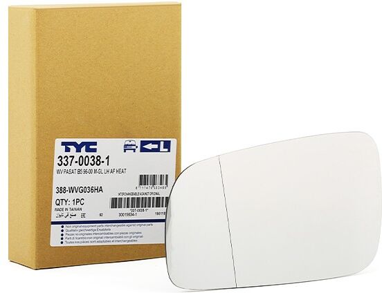 TYC 337-0038-1 Wing mirror glass