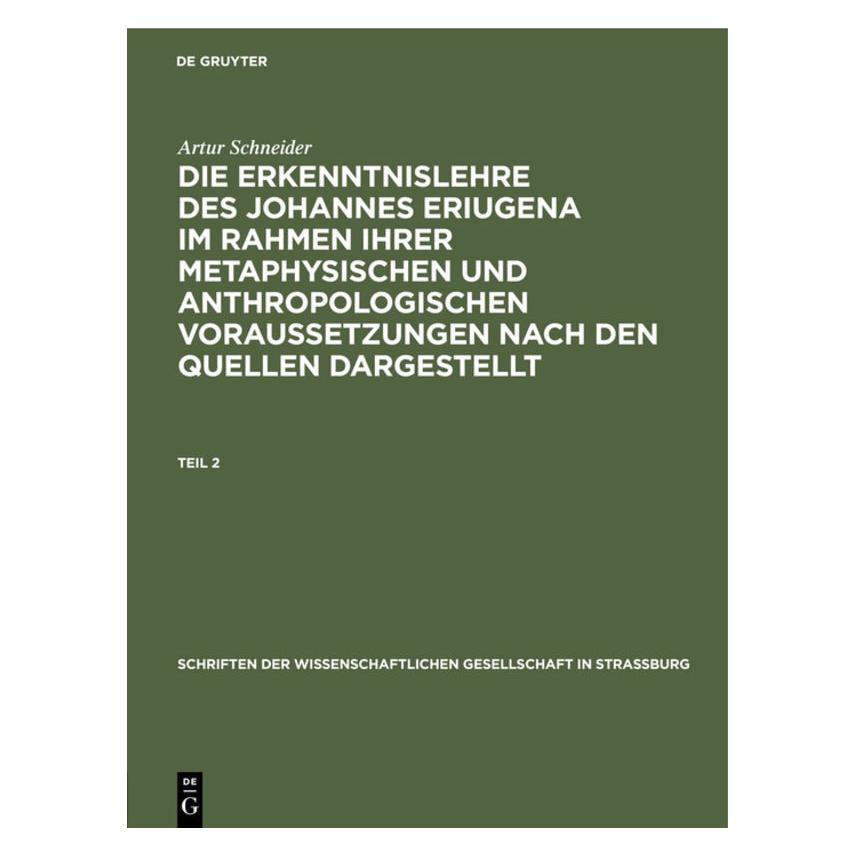 De Gruyter Schneider:Artur Schneider: Die Erkenntn (Deutsch, Hardcover, Artur Schneider) (67773153)