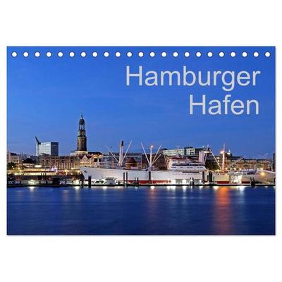 Hamburger Hafen (Tischkalender 2027 DIN A5 quer), CALVENDO Monatskalender
