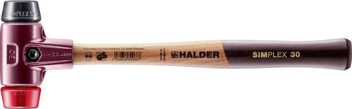 Halder SIMPLEX 3026.030 Schonhammer ergonomischer Griff, hart, mittelhart 345g 295mm 1St.
