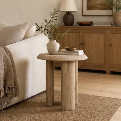 "Artissance Sorrento Side Table-22"" Weathered Natural"