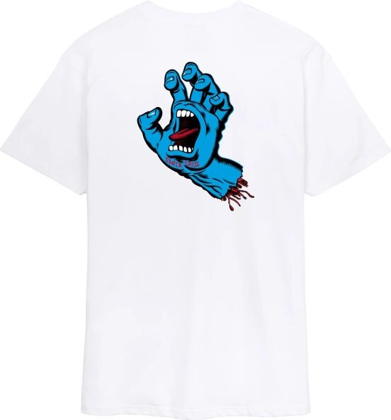 Santa Cruz Apparel T-Shirt Santa Cruz Screaming Hand (XL - Screaming Hand White)