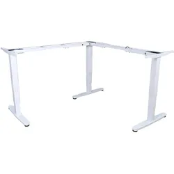 equip, Tischbeine + Tischgestell, ERGO Elektrisches-Sitz-Steh Tischgestell in L-Form, Dreifachmotor