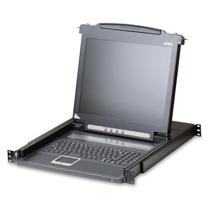 Aten Ausziehbare Konsole mit 17-Zoll-LCD-Bildschirm (CL1000M-ATA-2XK06A1G)