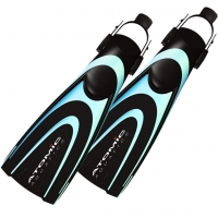 Atomic Blade Fins - Aqua - Gr: M
