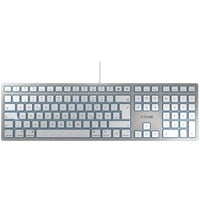 KC 6000C FOR MAC, Tastatur silber/weiß, DE-Layout, Cherry SX-Scherentechnologie