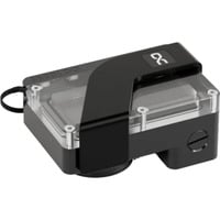 Core DDCzero Flat Reservoir 90, Ausgleichsbehälter schwarz/transparent, mit Pumpe