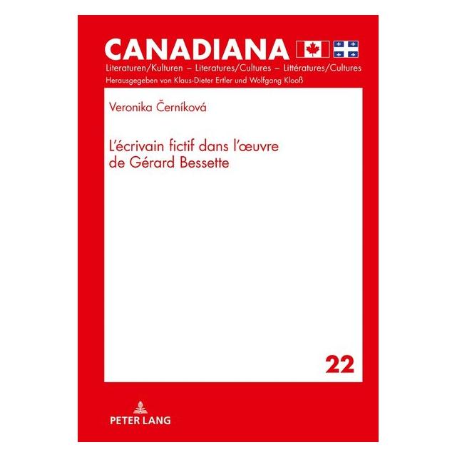 Peter Lang Cerníková:L écrivain fictif dans l oeuv (Französisch, Hardcover, Veronika Černíková) (67840245)