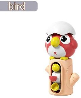 Uplift Picks Frog Bird Waterwheel Bath Toy Suction Spinner For Kids red Bird