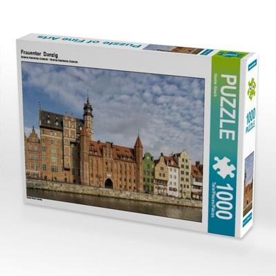 CALVENDO Puzzle Frauentor Danzig | 1000 Teile Lege-Größe 64x48cm Foto-Puzzle für glückliche Stunden