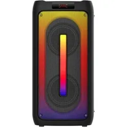 WE Enceinte nomade Bluetooth WEENCPB26WNV RGB (Noir) (6 h), Bluetooth Lautsprecher, Schwarz