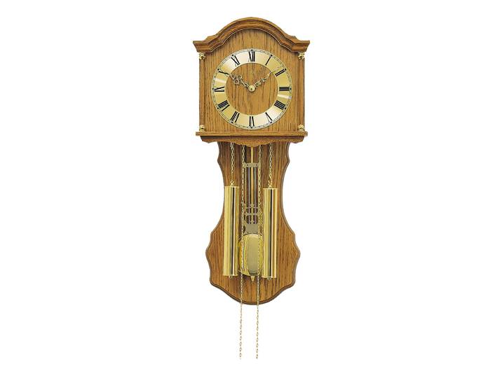 Wanduhr Duao Typ B Holzgehäuse 27 x 66 x 11cm Multicolor/Messing