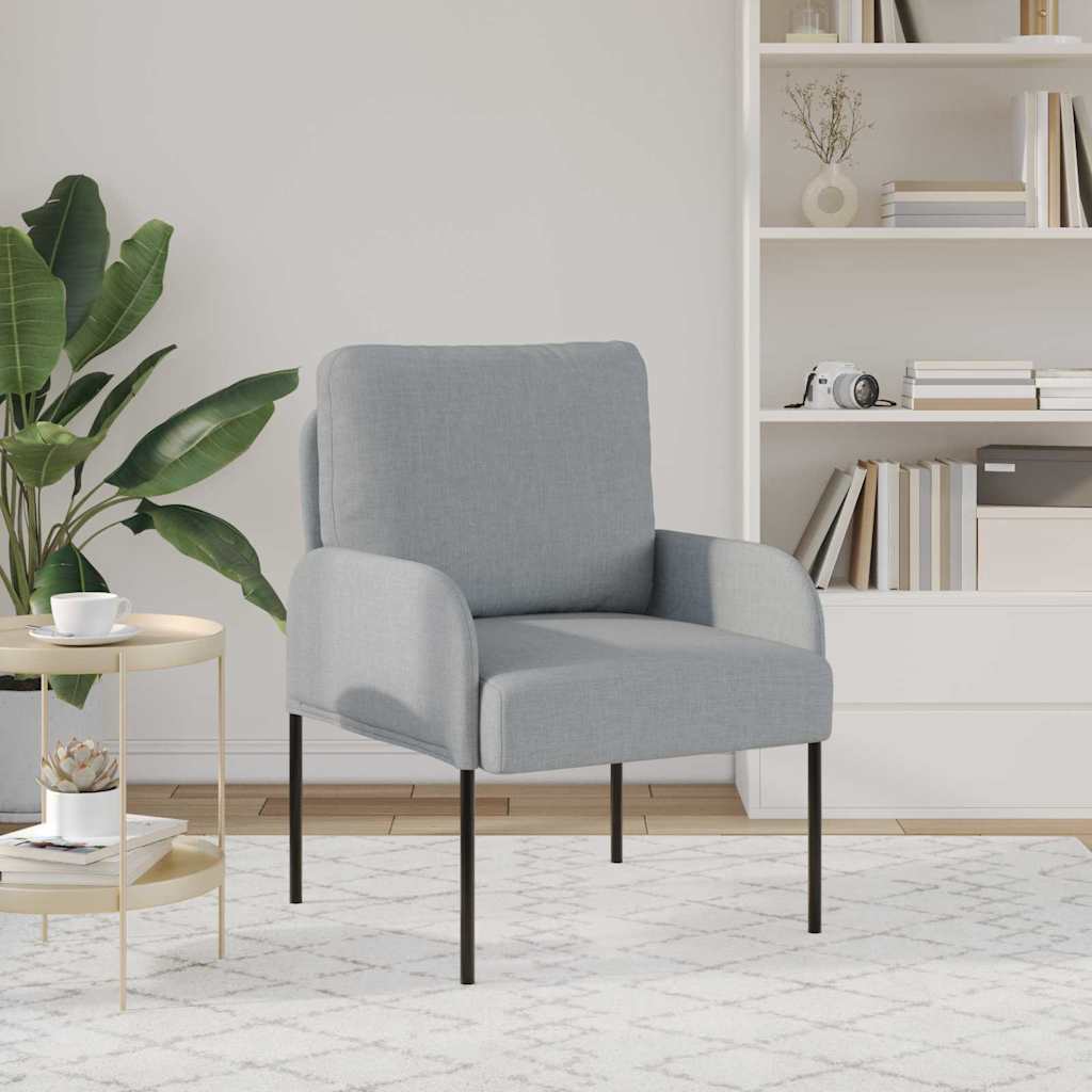 vidaXL Canapés avec coussin 55cm Gris clair Contreplaqué