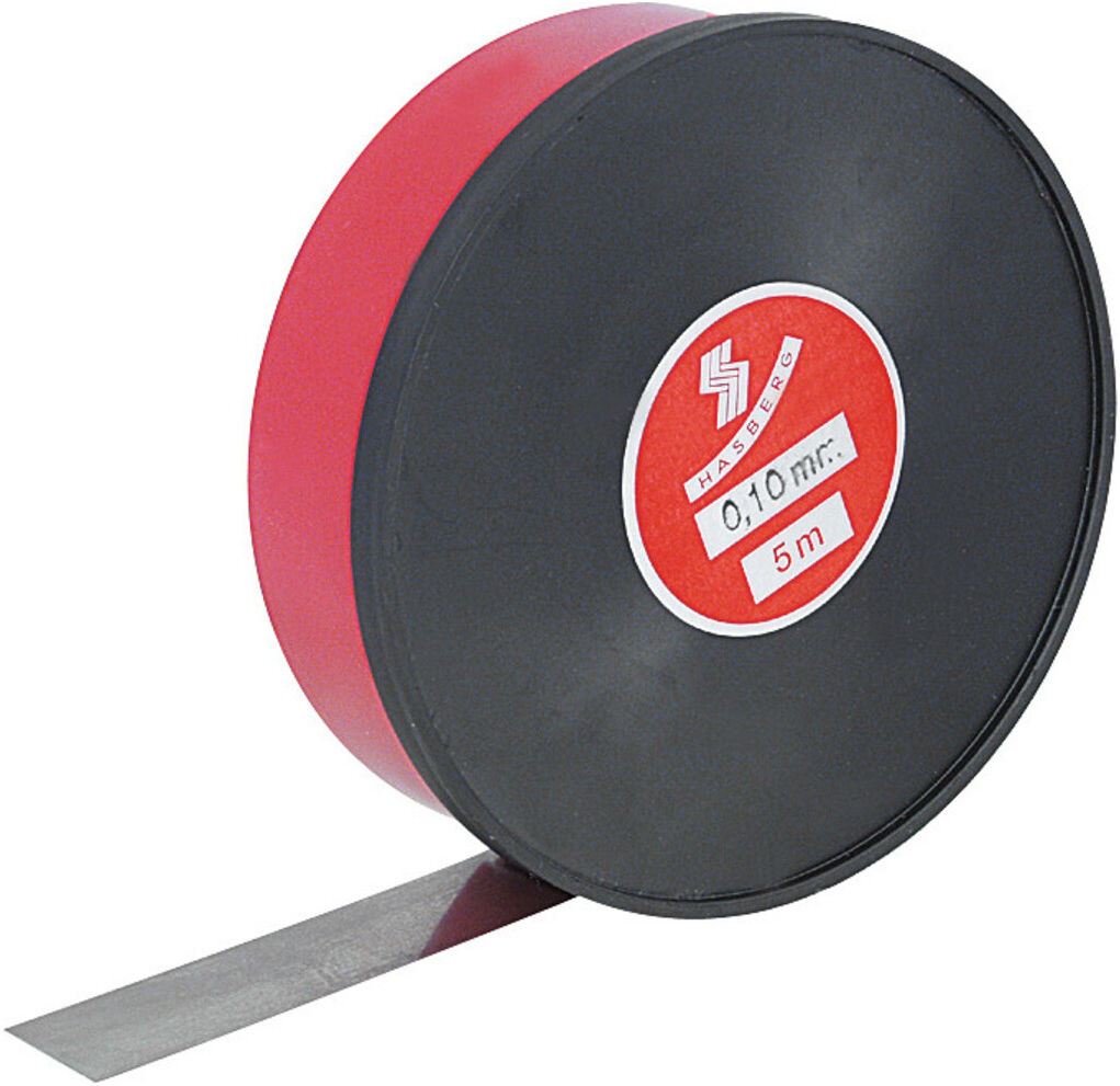 Hasberg Fühlerlehrenrolle 25 mmx5 m, C-Stahl, Dicke: 0,04 mm (306)