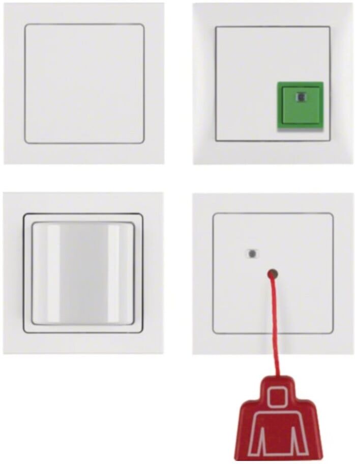 berker Notruf-Set mit Rahmen Q3 pows samt (52006099)