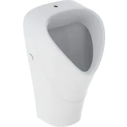 Geberit Renova Urinal trigonal, Zulauf von oben, Abgang nach hinten, 501.675.00.1, Farbe: Weiß