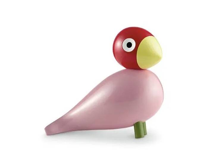 Kay Bojesen Denmark Figurine oiseau chanteur Ruth rose