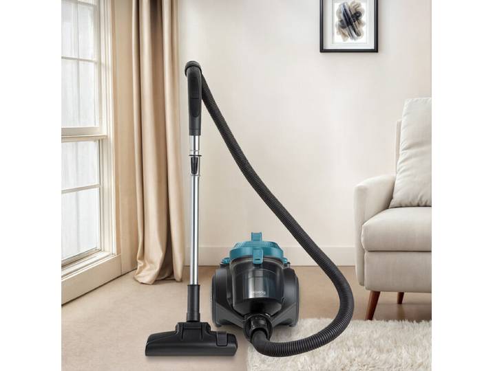 H.KOENIG Aspirateur Traineau sans Sac Cyclonique - STC48 - Noir et Bleu