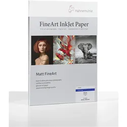 Hahnemühle Papier (308 g/m2, A3, 25 Stk.), Fotopapier, Weiss