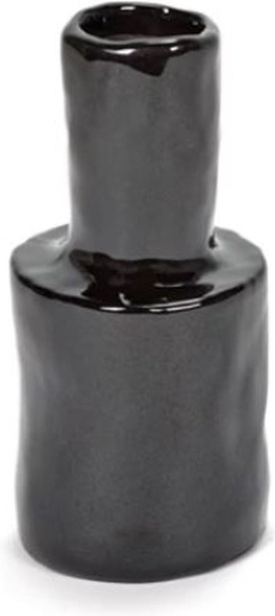 Serax Marie Michielssen Héléna vaas zwart D5cm H11cm