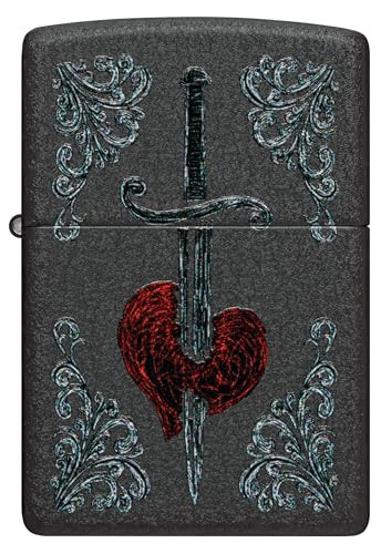 Zippo Aansteker Heart Dagger Tattoo Design
