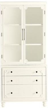 Desoto Chest of Drawers with Hutch with Glass Doors - Ballard Designs
