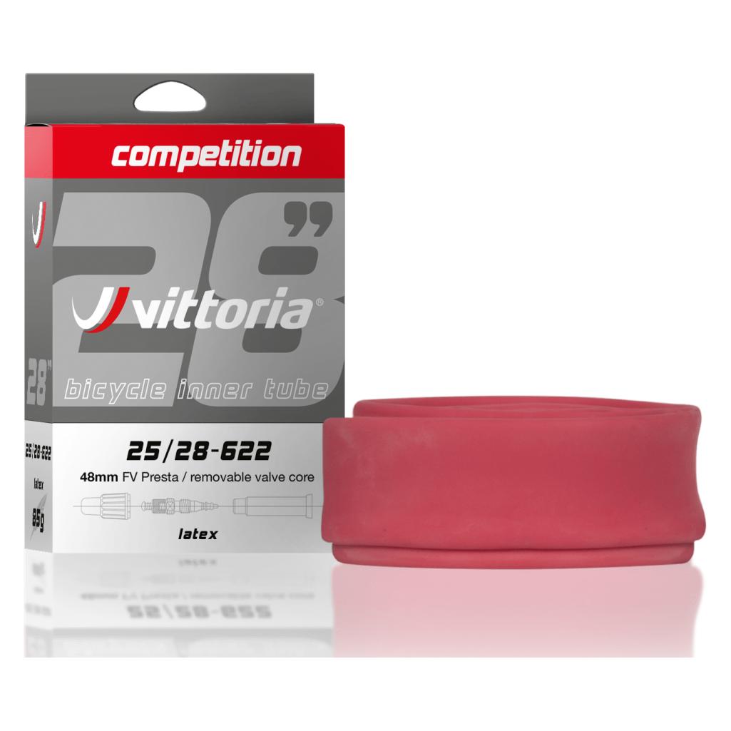 Vittoria Schlauch Latex 700x19/23 48 mm Prestaventil (Presta (SV), 28", 48 mm) (B07PW4FHG4)
