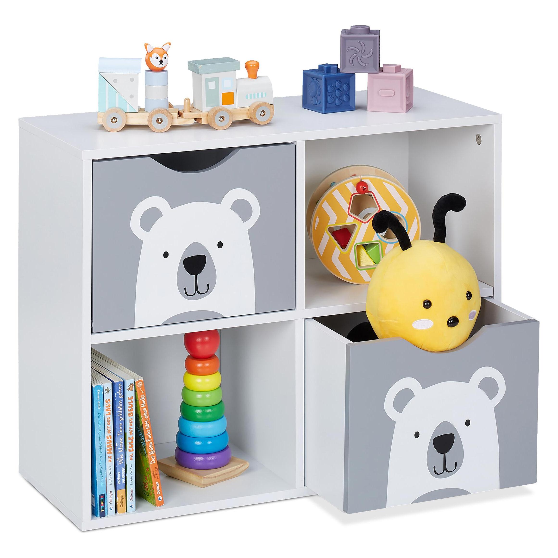 Relaxdays Kinderregal (60 x 24.50 x 48 cm) (4052025455156)