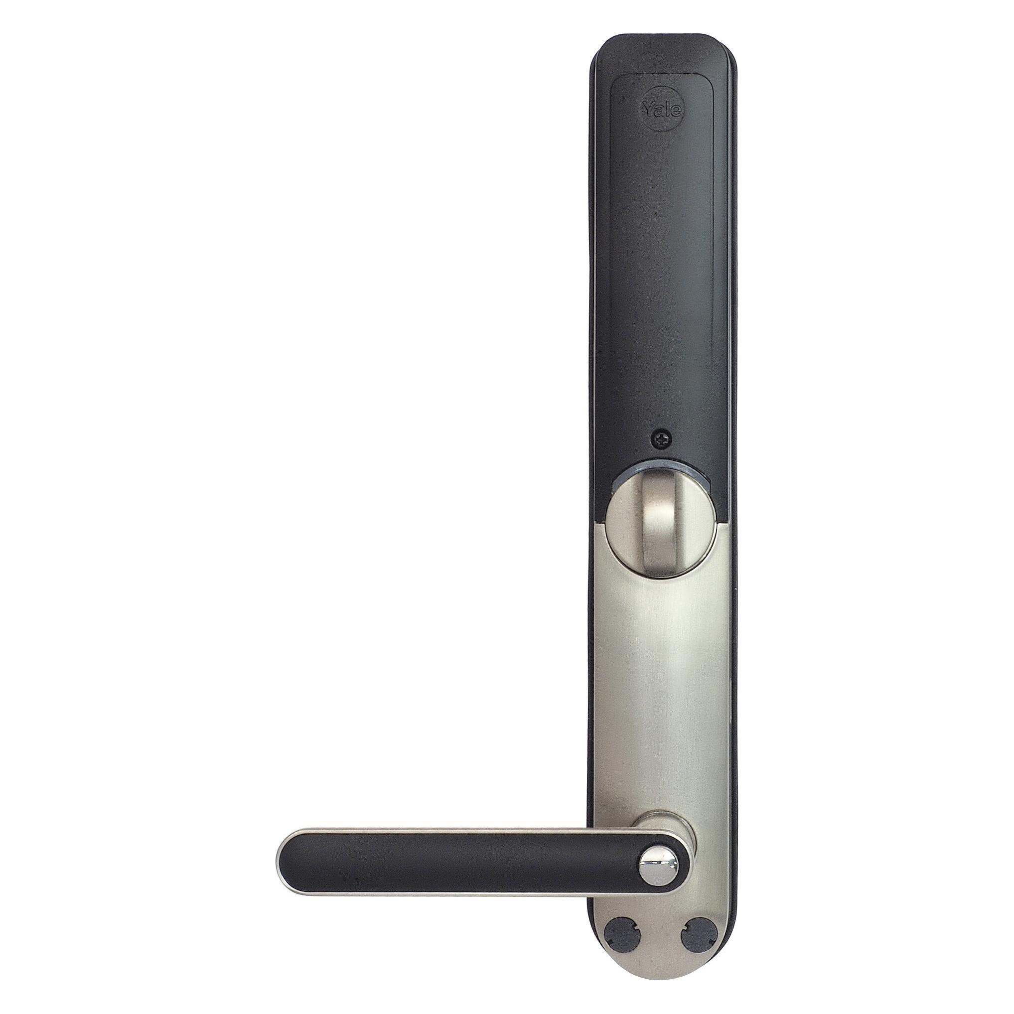 Yale Doorman L3 -??lylukko, harjattu ter??s (Elektronische Zahlenkombination, Schlüsselkarte, Smartphone) (YL103_100000)