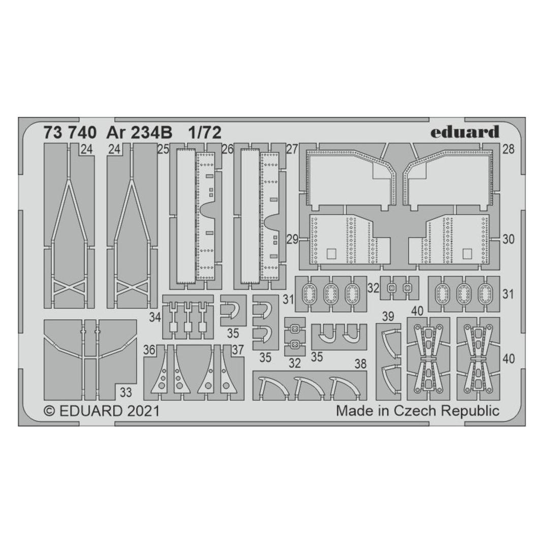 Eduard Ar 234B 1/72 for DRAGON (73740)