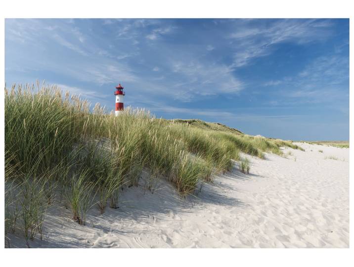 Canvas Leuchtturm am Strand image LAND