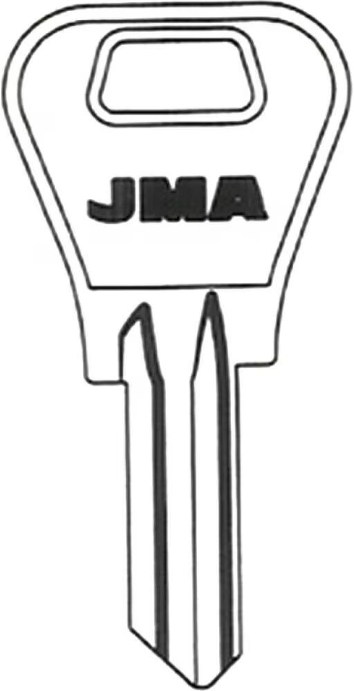 Llave Virgen Jma Para Cerrajería Metálico F-196033 Talla Única Unisex
