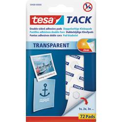 tesa TACK Doppelseitige Klebepads Transparent Inhalt: 72 St. 59408-00000-00
