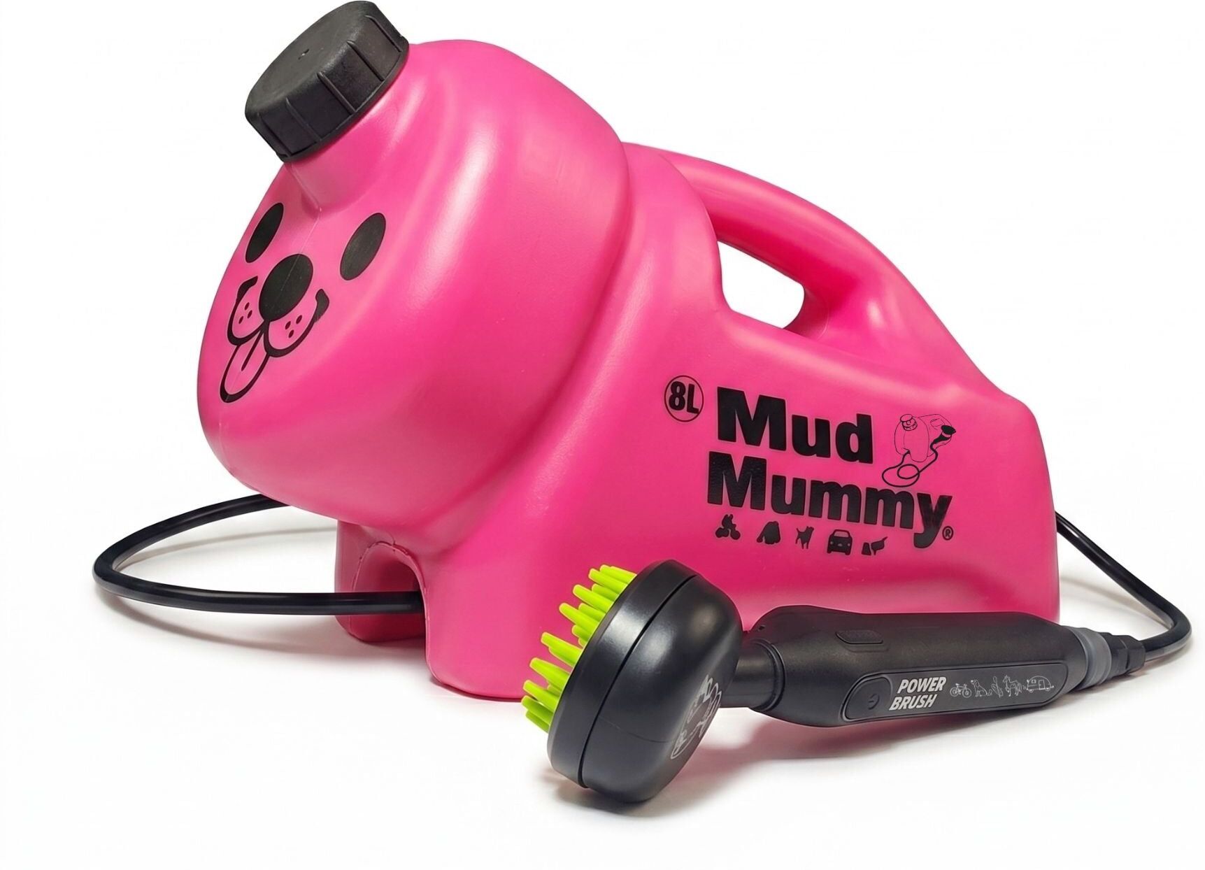 Mud Mummy® POWER+ 8L Battery Powered Dog Washer for Muddy Paws