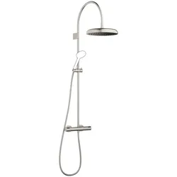 Dornbracht Shower Pipe mit Brause-Thermostat COYA Platin gebürstet