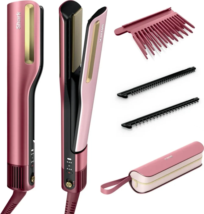 Shark Haartrockner / Föhne SilkiPro Straight HT401EUPK - straightener/hair dryer - petal pink - 1000 W